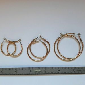 Earrings gold bundle